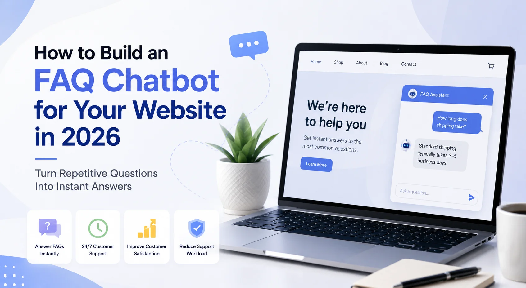 How to Build an FAQ Chatbot for Your Website in 2026: Turn Repetitive Questions Into Instant Answers