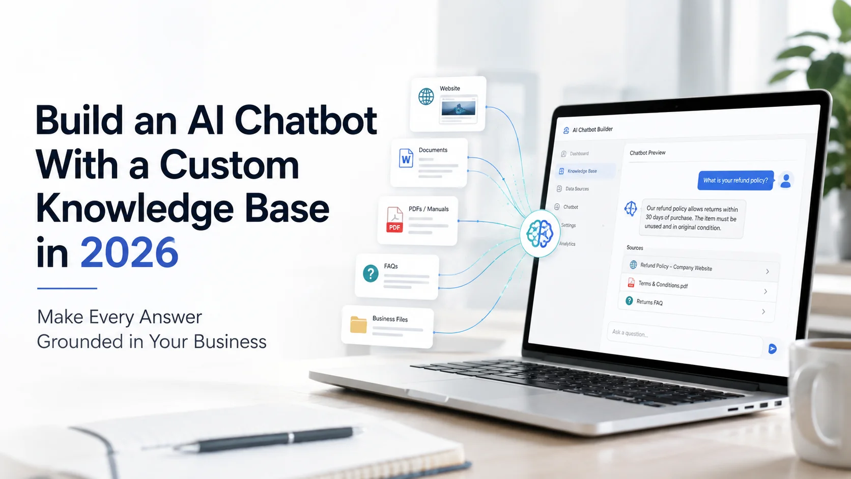 Build an AI Chatbot With a Custom Knowledge Base in 2026: Make Every Answer Grounded in Your Business
