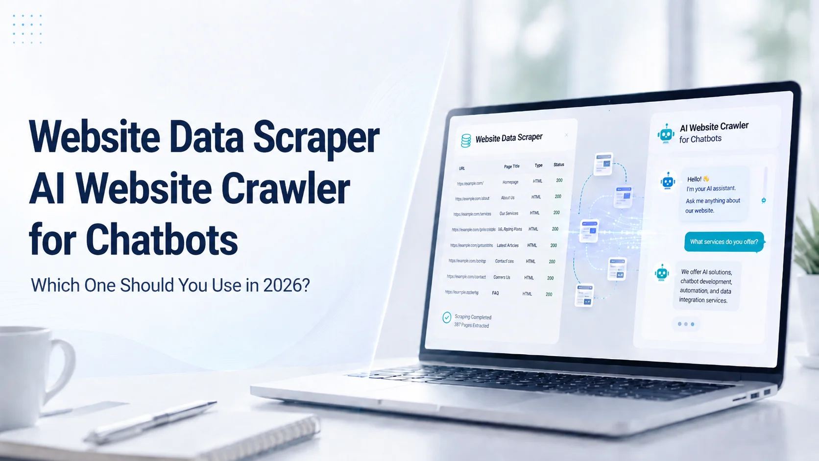Website Data Scraper vs AI Website Crawler for Chatbots: Which One Should You Use in 2026?